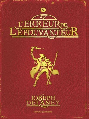 cover image of L'épouvanteur, Tome 5: L'erreur de l'épouvanteur